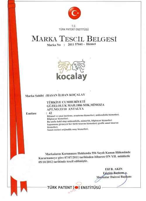 MARKAMIZ TESCİL EDİLDİ